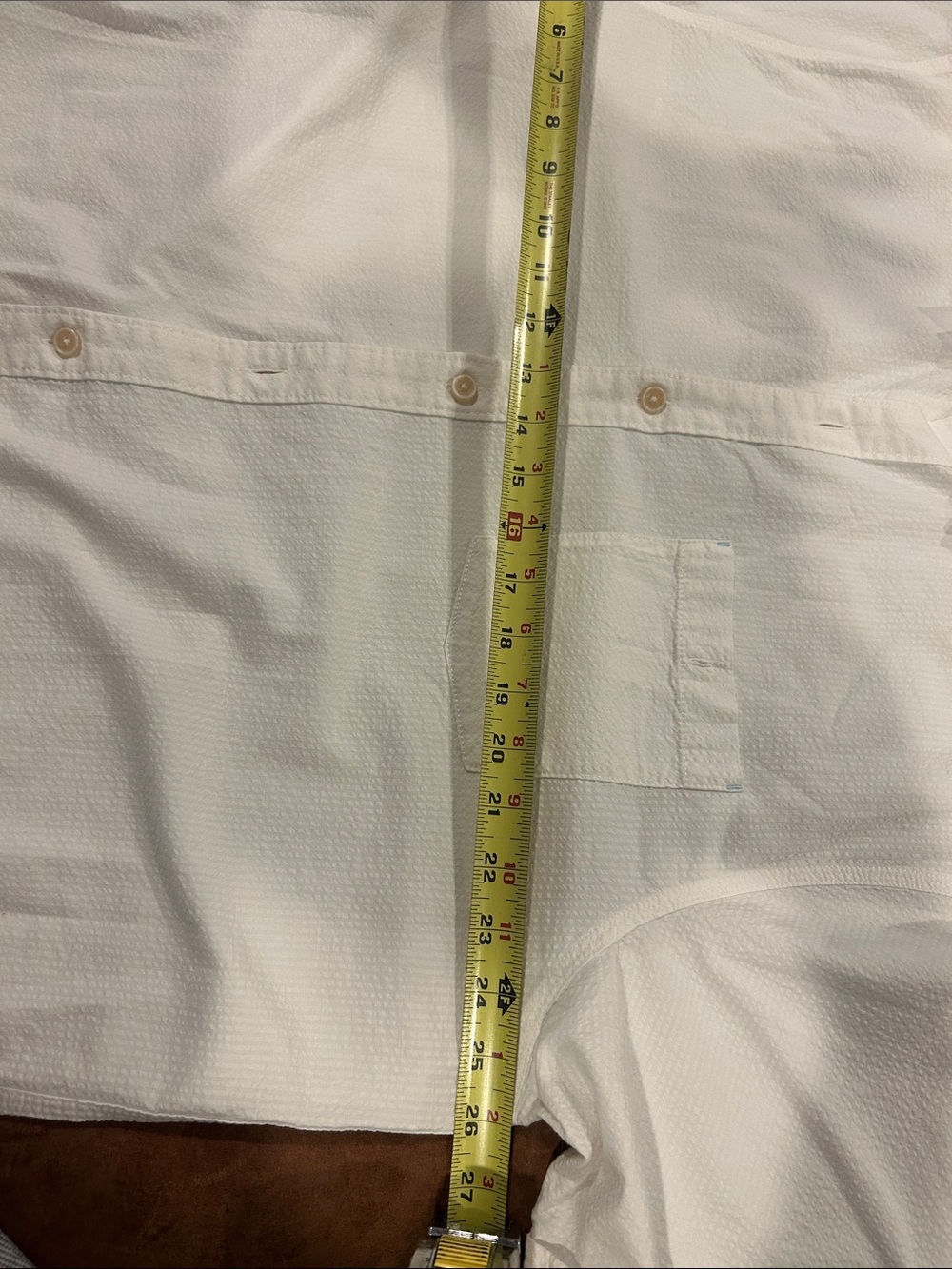 Tommy Bahama White Short-Sleeve Button-Down Shirt - Picture 5 of 6